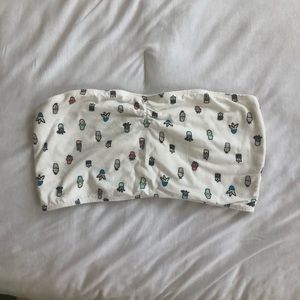 Small cactus bandeau top